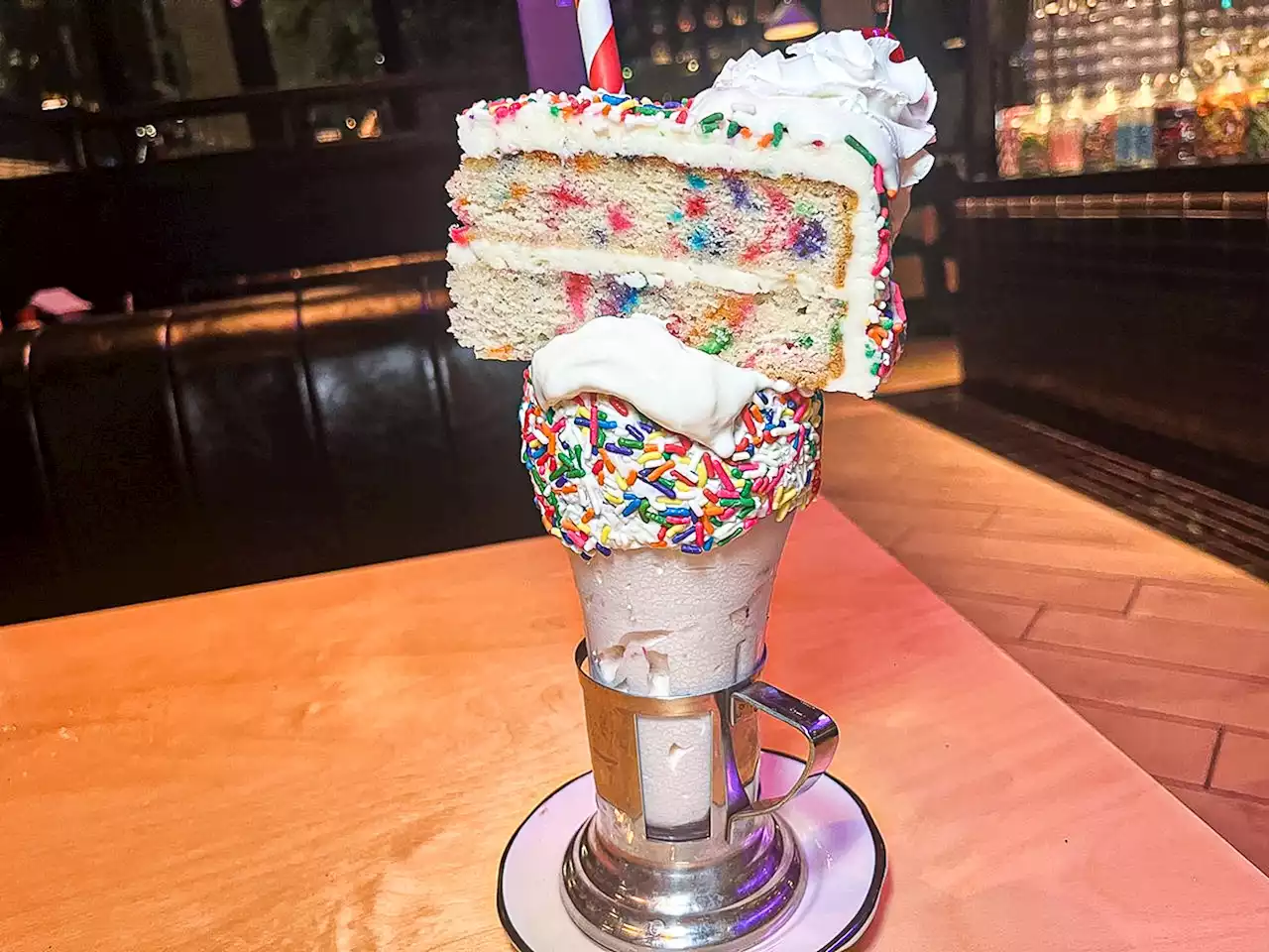 First Look: Gigantic Milkshakes Take Dallas’ Victory Park by Storm