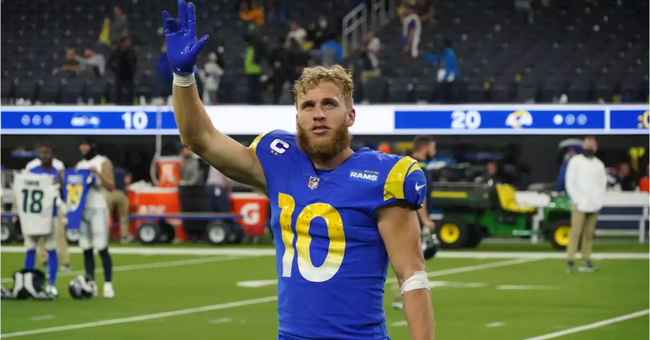 The Rams will be without Cooper Kupp against the Seahawks