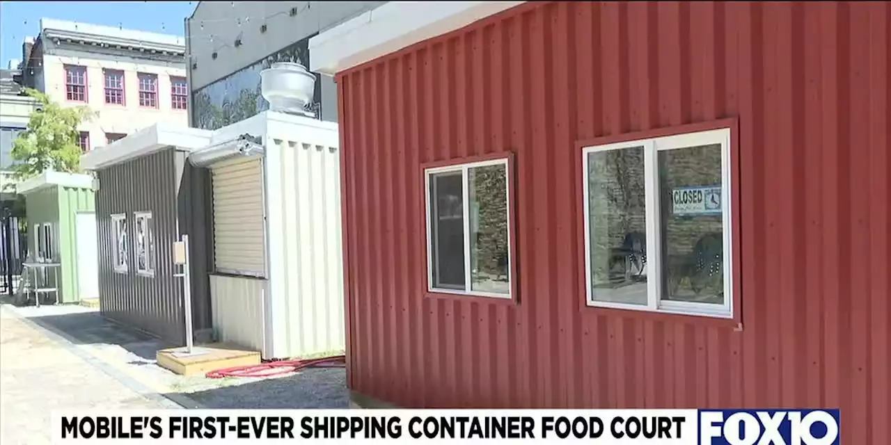 Mobile's first-ever shipping container food court