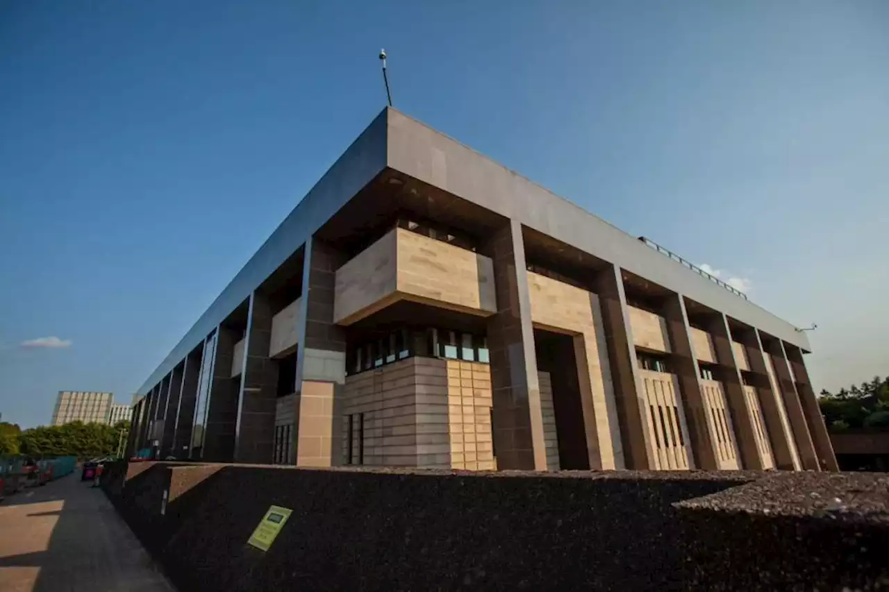 CCTV showed Rangers fan repeatedly throwing items at police