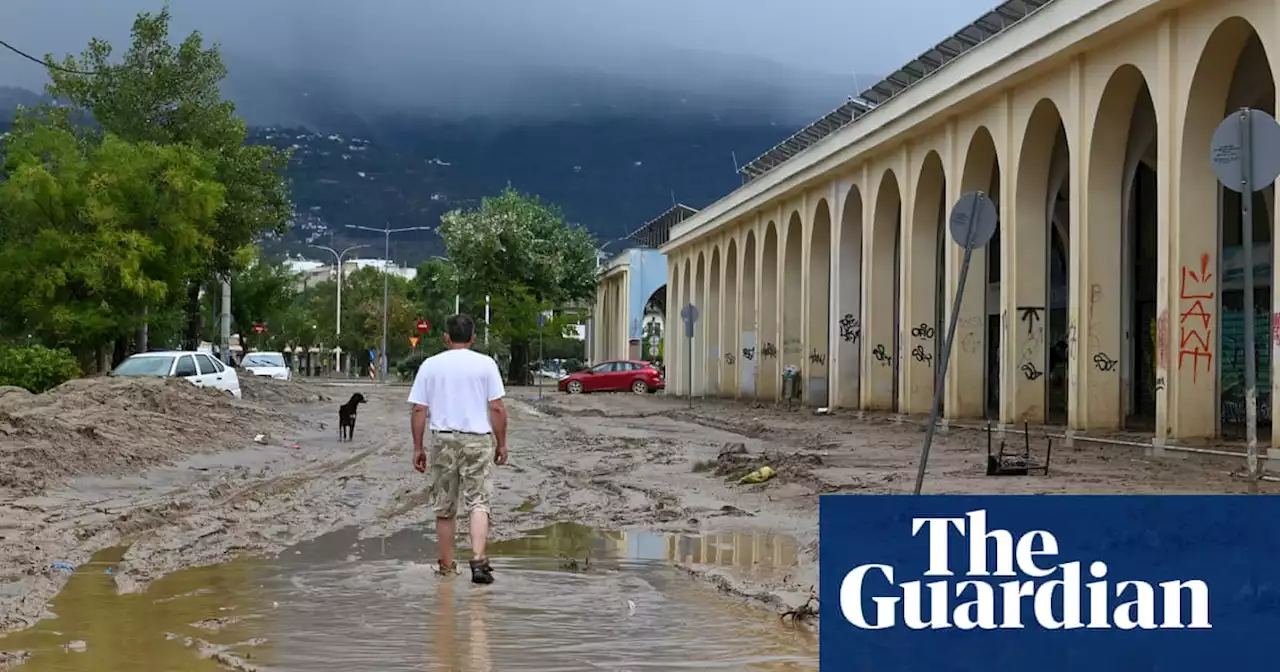 ‘A biblical catastrophe’: death toll rises to four as Storm Daniel lashes Greece