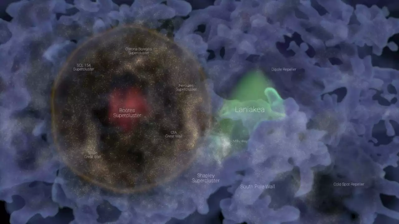 Astronomie: Riesige Blase Hoʻoleilana hat eine Milliarde Lichtjahre Durchmesser