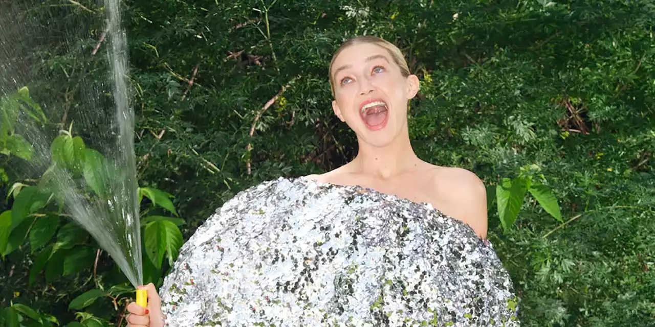 Gigi Hadid Looks Like a Giant Egg in Her Latest Fashion Campaign