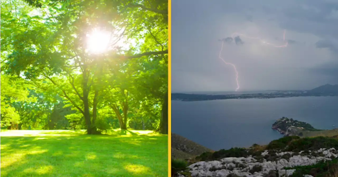 Several counties hit with thunderstorm warning as temperatures to reach 28 degrees
