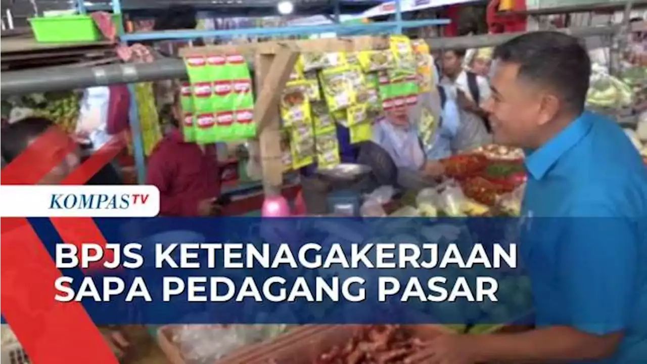 Hari Pelanggan Nasional, BPJS Ketenagakerjaan Sosialisasi ke Pedagang Pasar