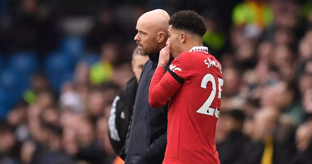 Man Utd manager Erik ten Hag has been given a Jadon Sancho example to follow