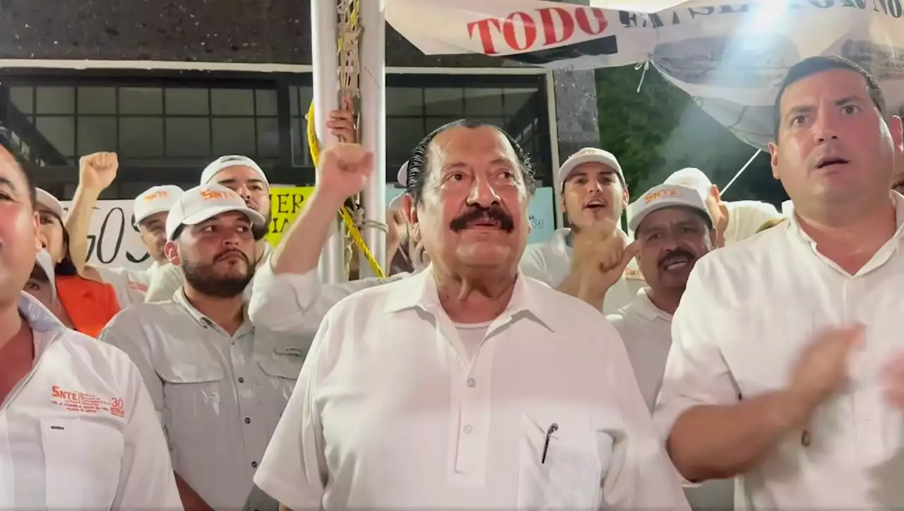 Protesta de maestros en Tamaulipas podría llegar a Palacio de Gobierno