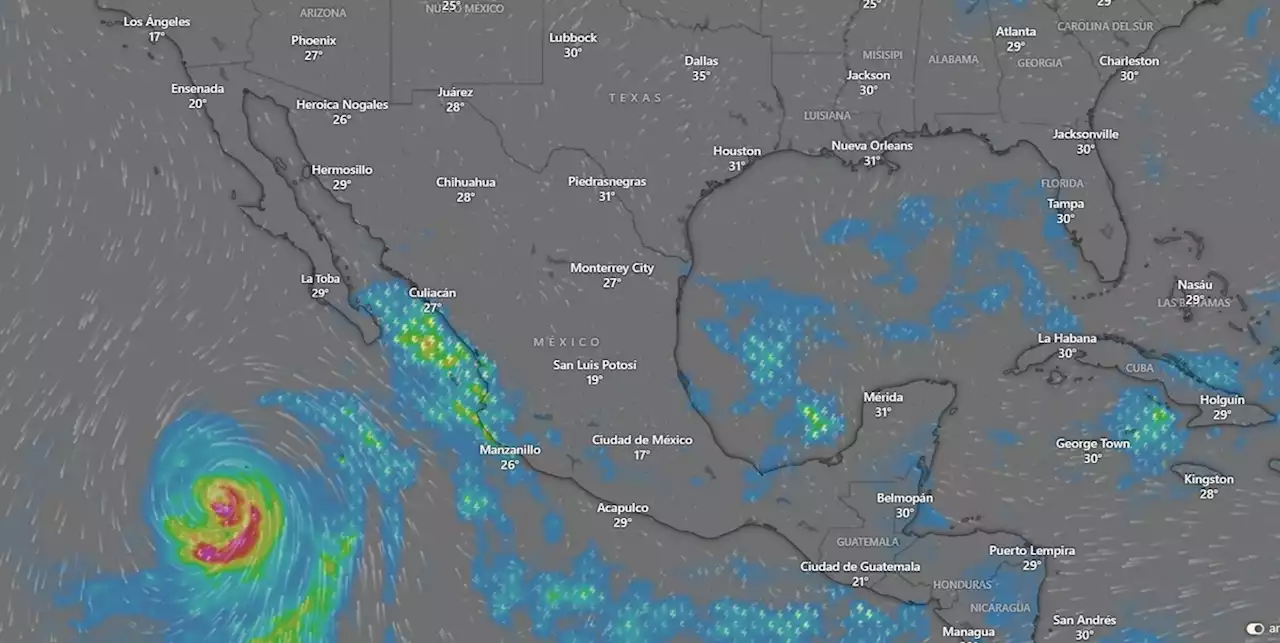 SMN prevé afectaciones para Baja California Sur por ciclón Jova