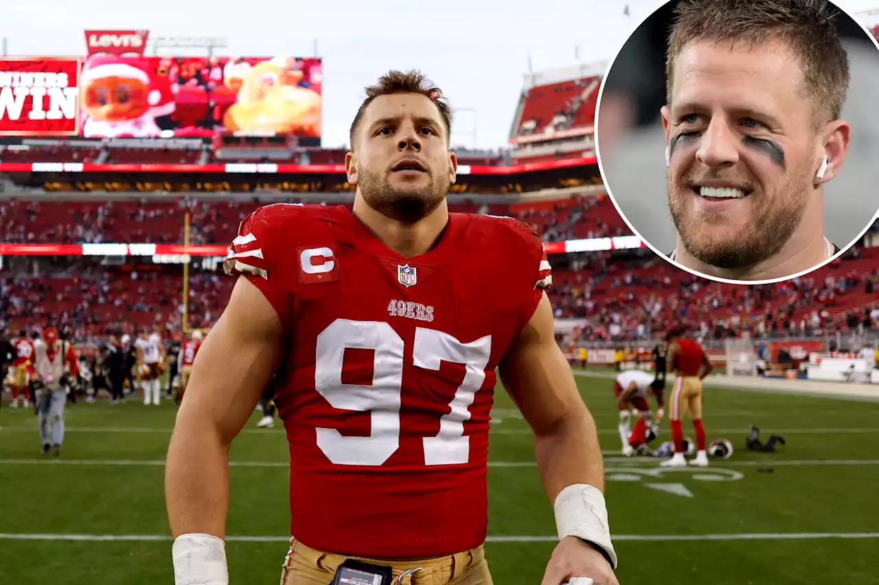 J.J. Watt jokes about coming out of retirement for Nick Bosa money