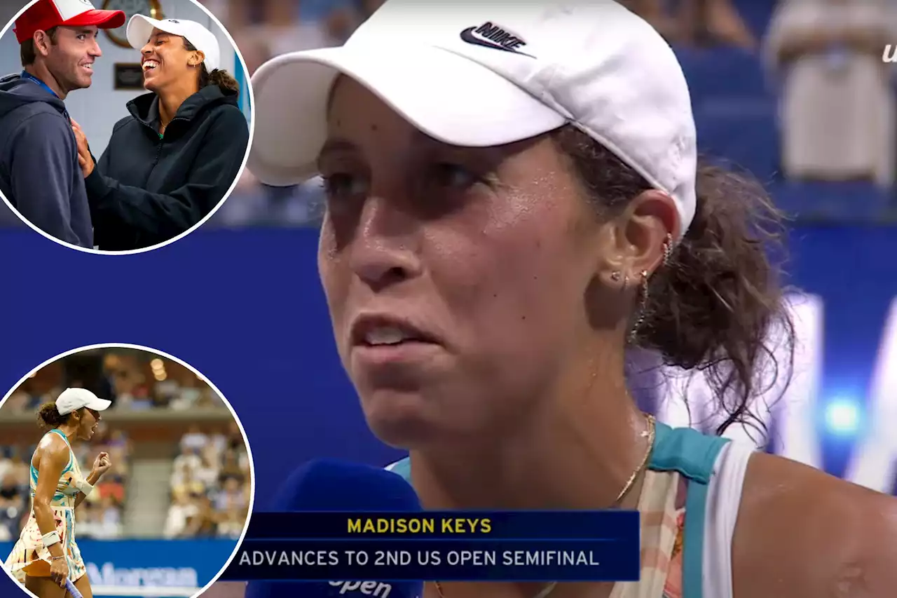 Madison Keys ‘couldn’t hear s–t’ as fiancé tried to coach her at US Open