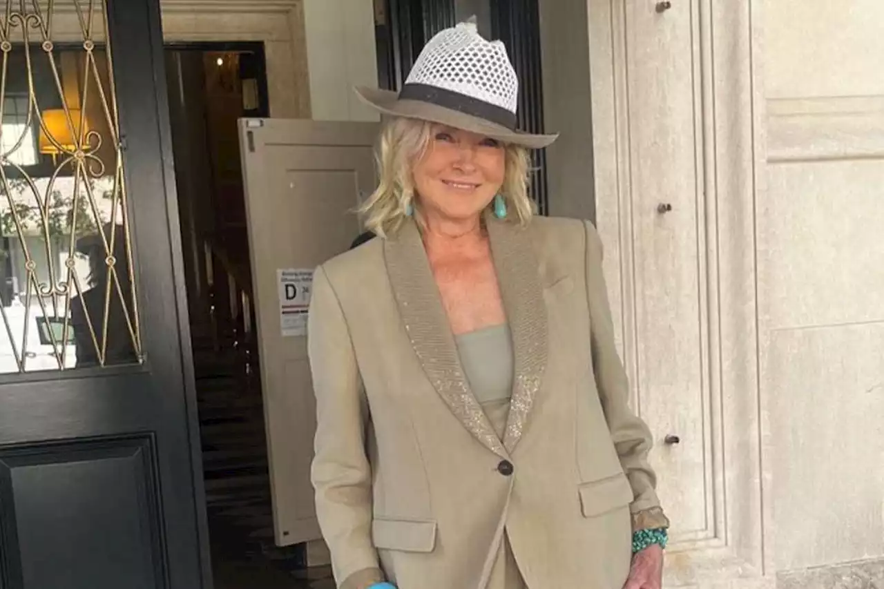 Martha Stewart Wears a Sleek Suit — Including $5,495 Blazer! — at New York Fashion Week