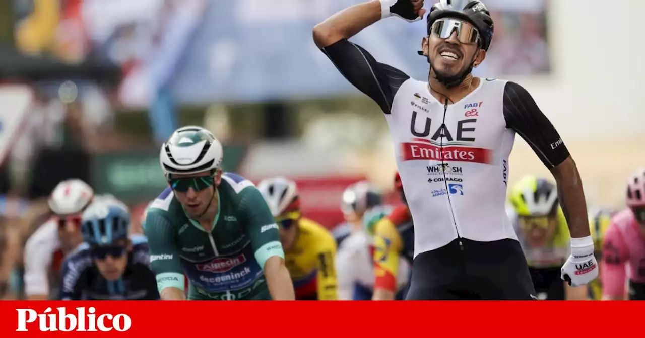 Sebastián Molano vence 12.ª etapa da Vuelta com Rui Oliveira a ser quarto