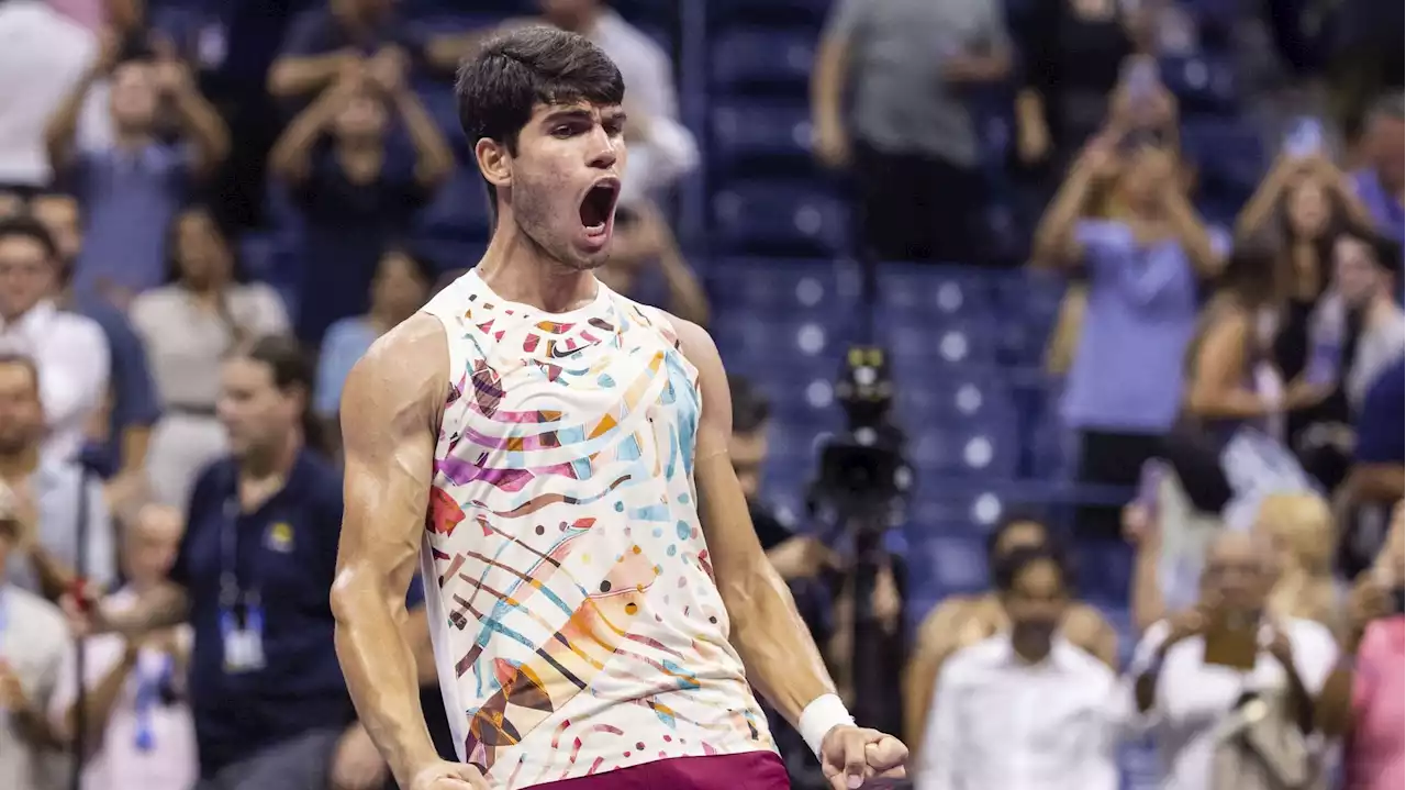 US Open : Carlos Alcaraz rejoint Daniil Medvedev en demi-finales