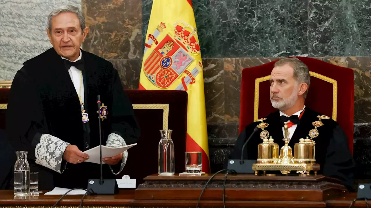 El presidente del Supremo urge a renovar y 'despolitizar' el CGPJ