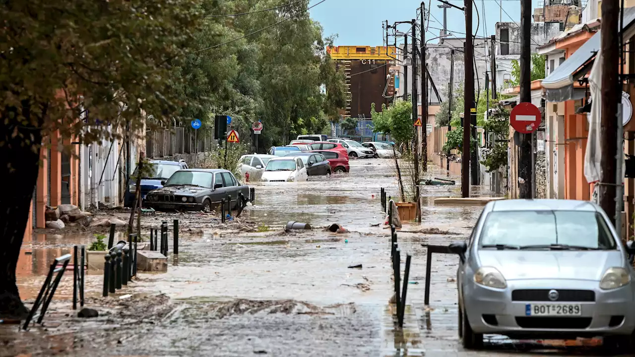 La tormenta 'Daniel', un fenómeno 'inédito' que inunda pueblos en Grecia