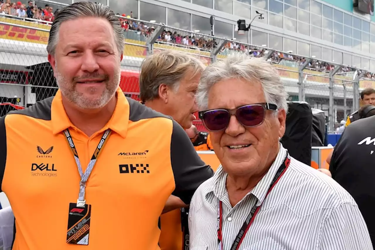 Mario Andretti: Showrun im Formel-1-McLaren