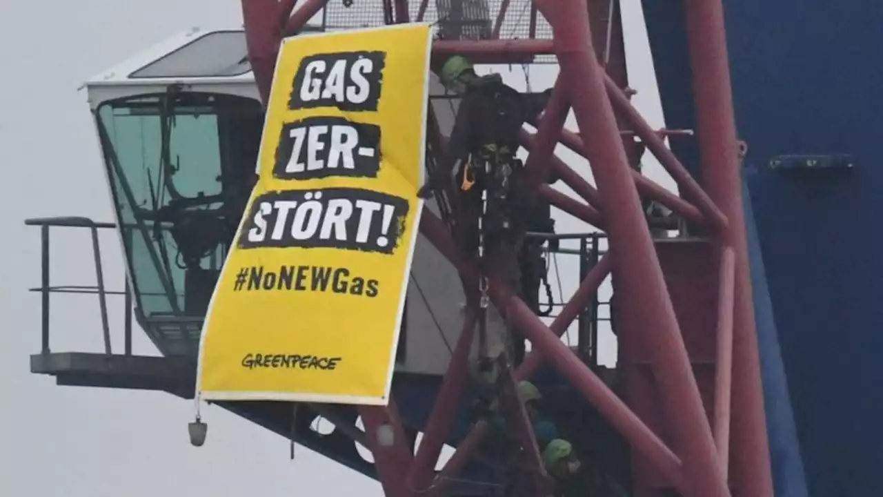 Greenpeace-Aktion gegen LNG-Anbindungsleitung beendet