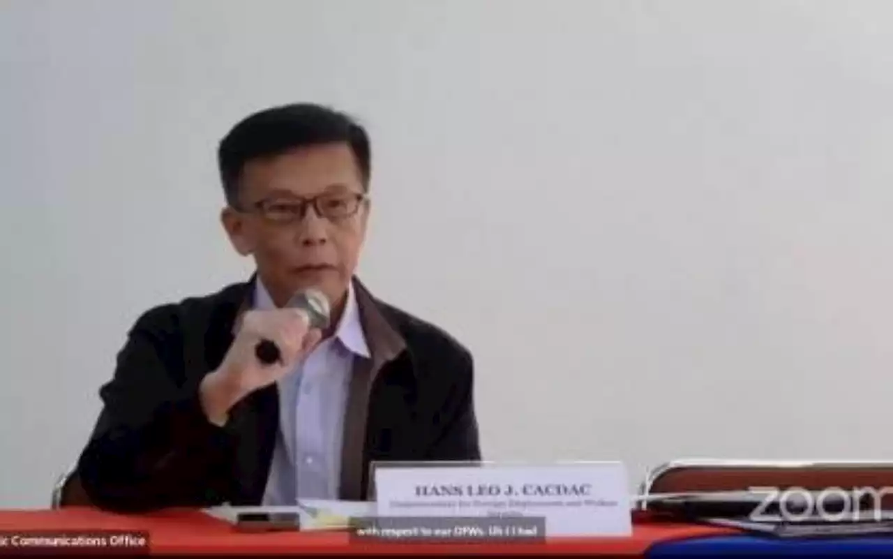 Ex-OWWA chief Hans Cacdac named Migrant Workers OIC