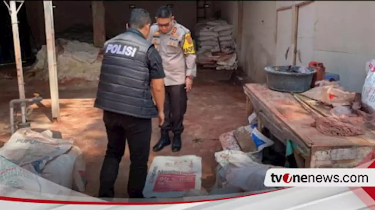 Polres Lampung Selatan Gerebek Gudang Pengoplosan Pupuk Palsu, Tiga Orang Diamankan