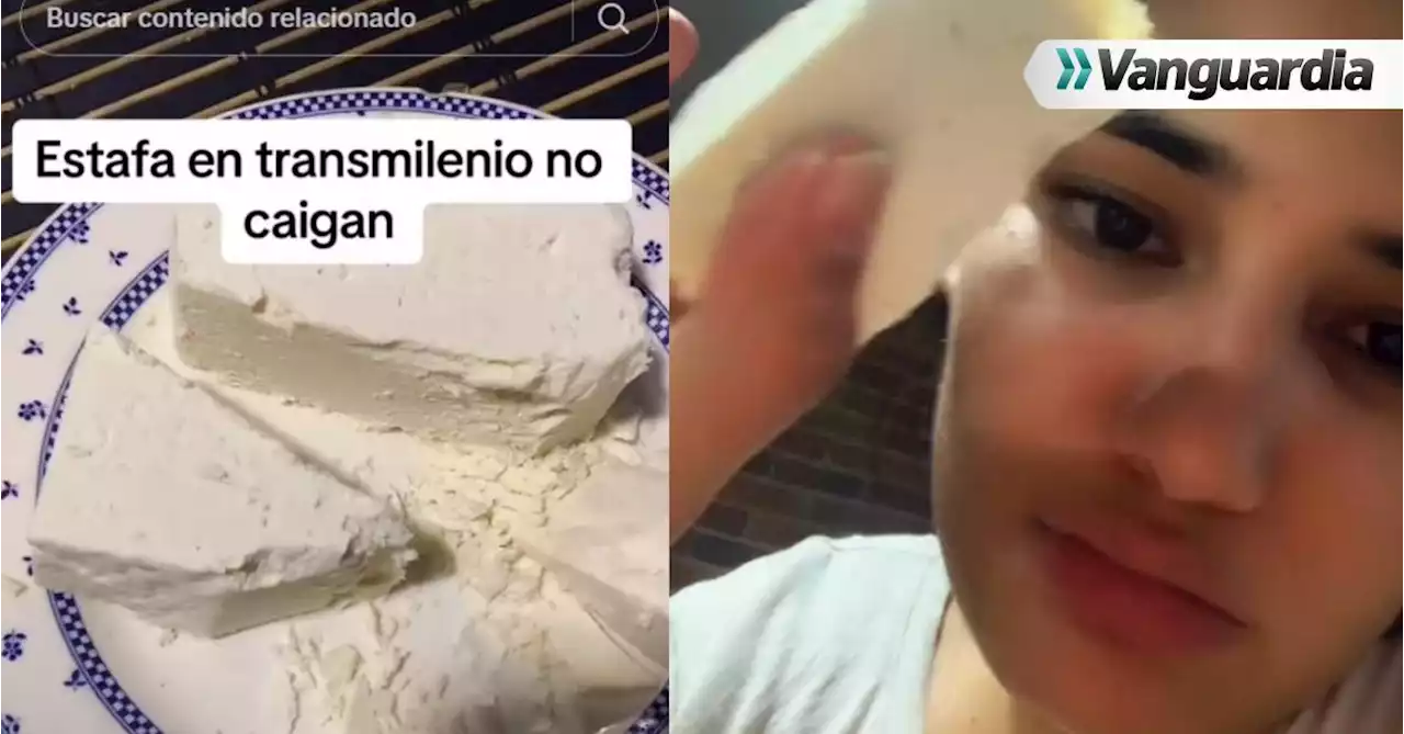 Mujer contó cómo le vendieron un queso en el TransMilenio y resultó estafada