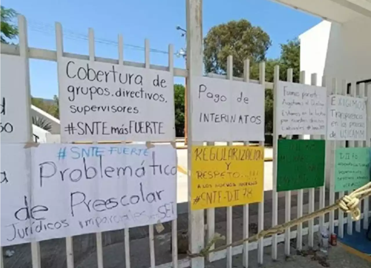 Más de 2 mil escuelas de Tamaulipas sin clases por paro de maestros del SNTE