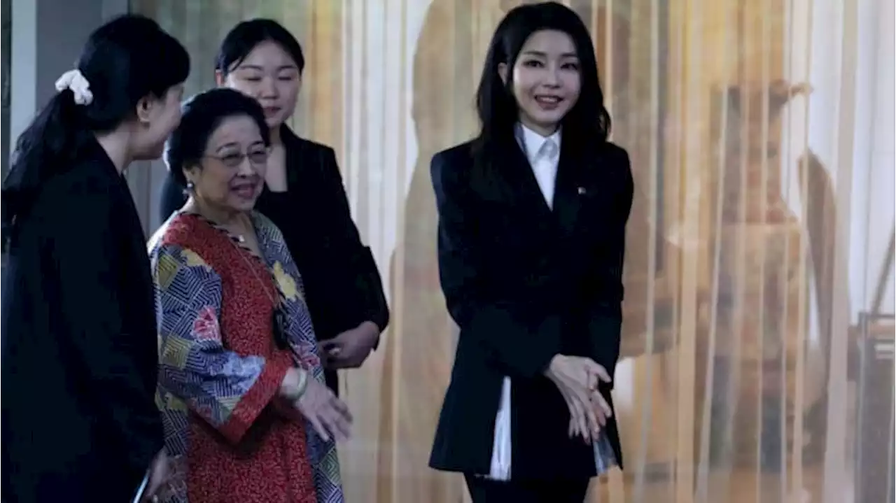 Megawati Bilang Ibu Negara Korea Selatan Sudah Penuhi Keinginannya Lihat Istana Batu Tulis