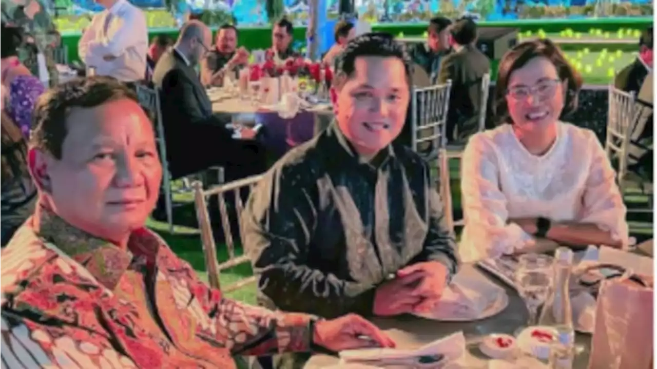 Momen Erick Thohir dan Prabowo Nyanyi Bareng Lagu Benyamin Sueb di Gala Dinner KTT ASEAN