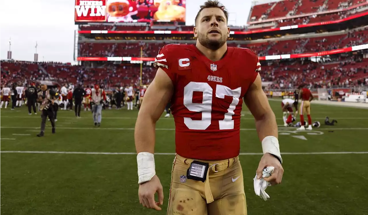 49ers sign Nick Bosa to record-setting contract extension to end his lengthy holdout