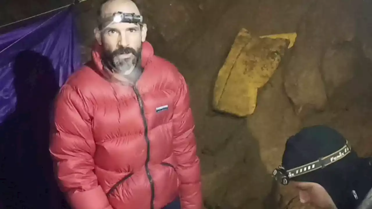 Trapped US explorer thanks authorities for saving his life in emotional video from Turkish cave