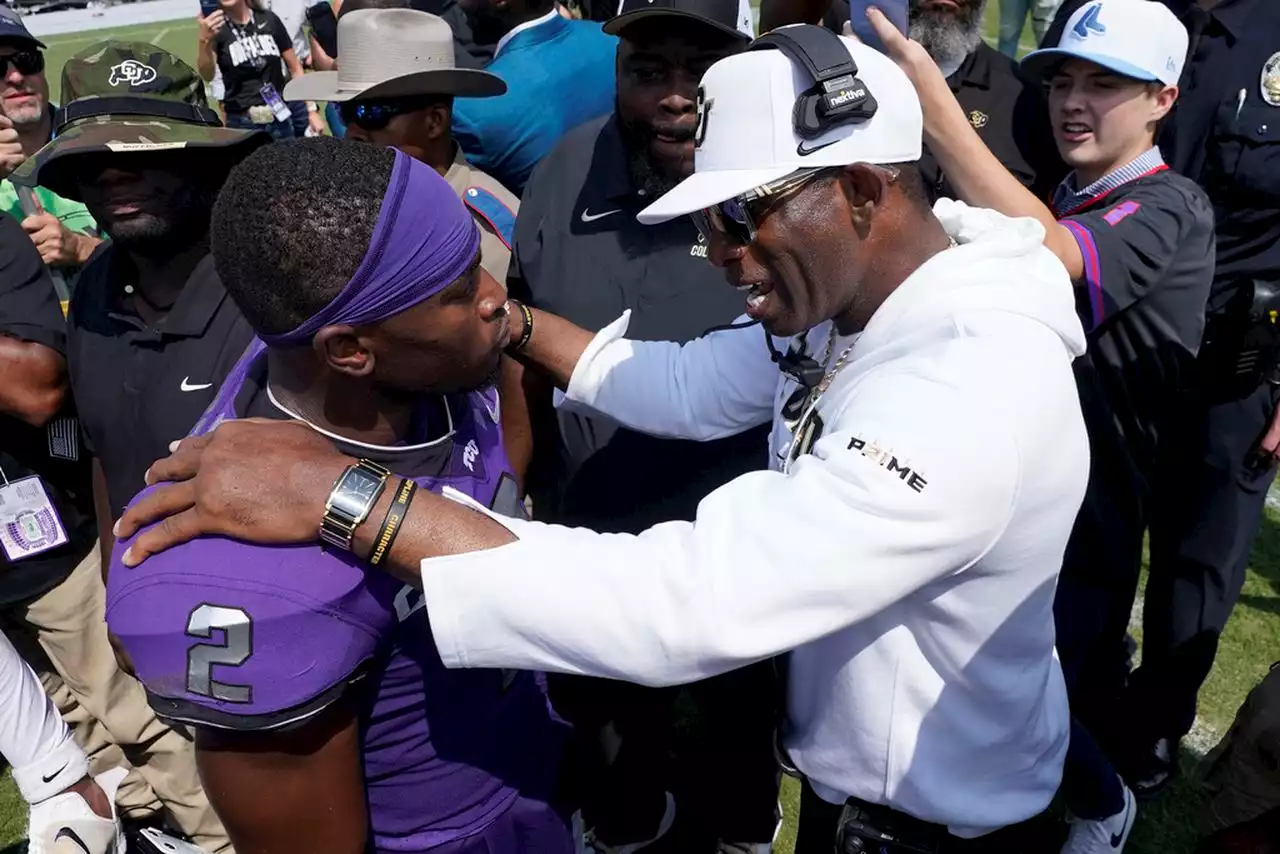 Deion Sanders reveals what he told TCU’s Trey Sanders, former Tide RB, after Colorado upset win