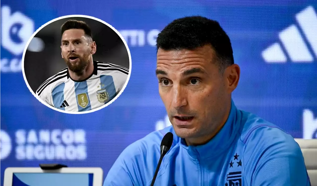 'Sintió algo': Scaloni prendió las alarmas en Argentina por el estado de Messi