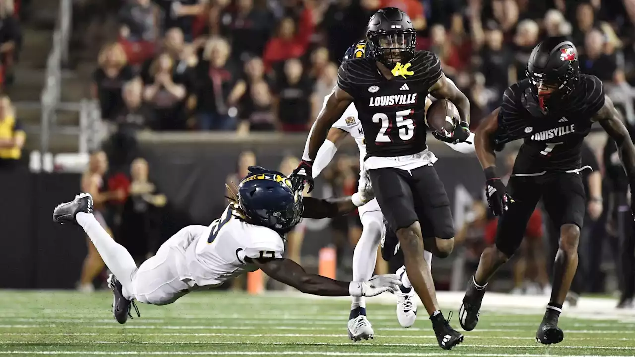 Jawhar Jordan, Jamari Thrash have 2 TDs each, Louisville routs Murray State 56-0 in home opener