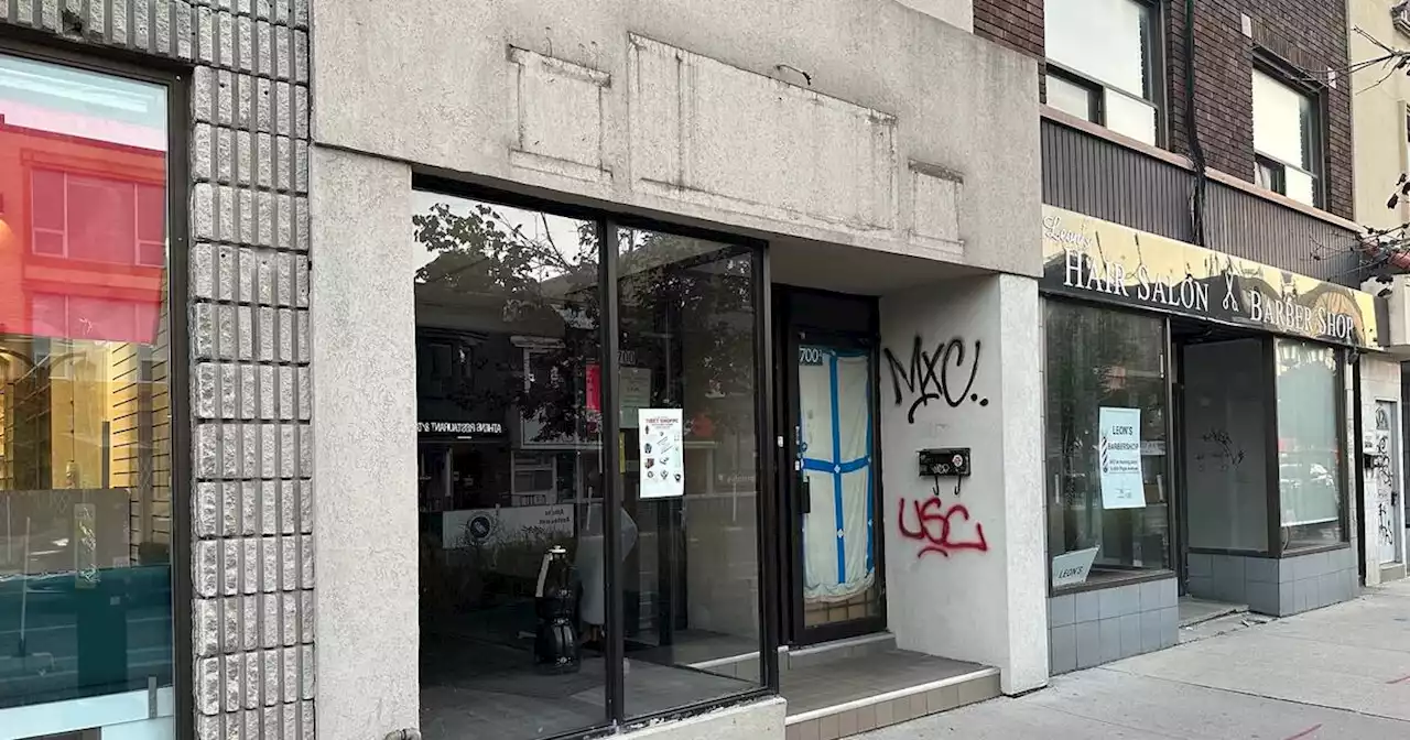 An entire block in Toronto is now vacant after all businesses shut down