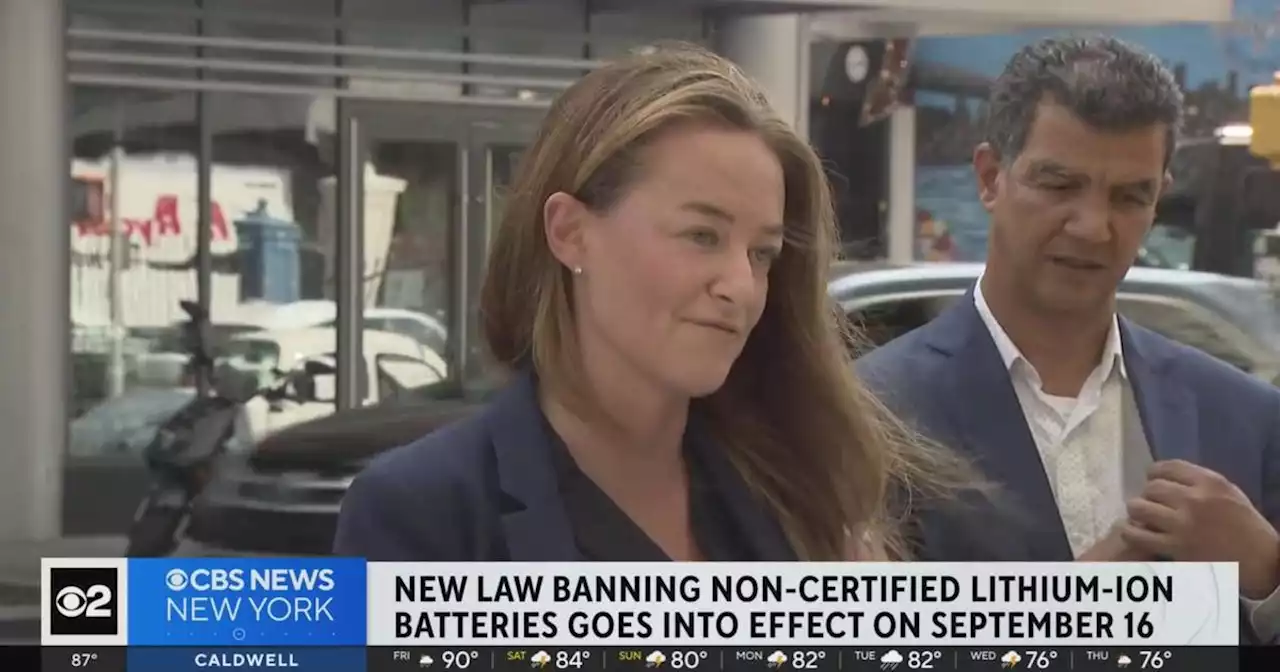 FDNY commissioner speaks on law banning certain lithium-ion batteries