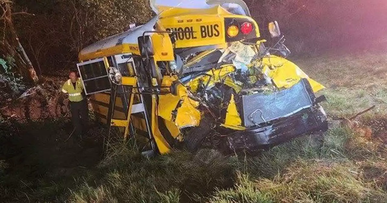 Bus driver hospitalized after I-65 crash, while semi driver arrested for fleeing scene