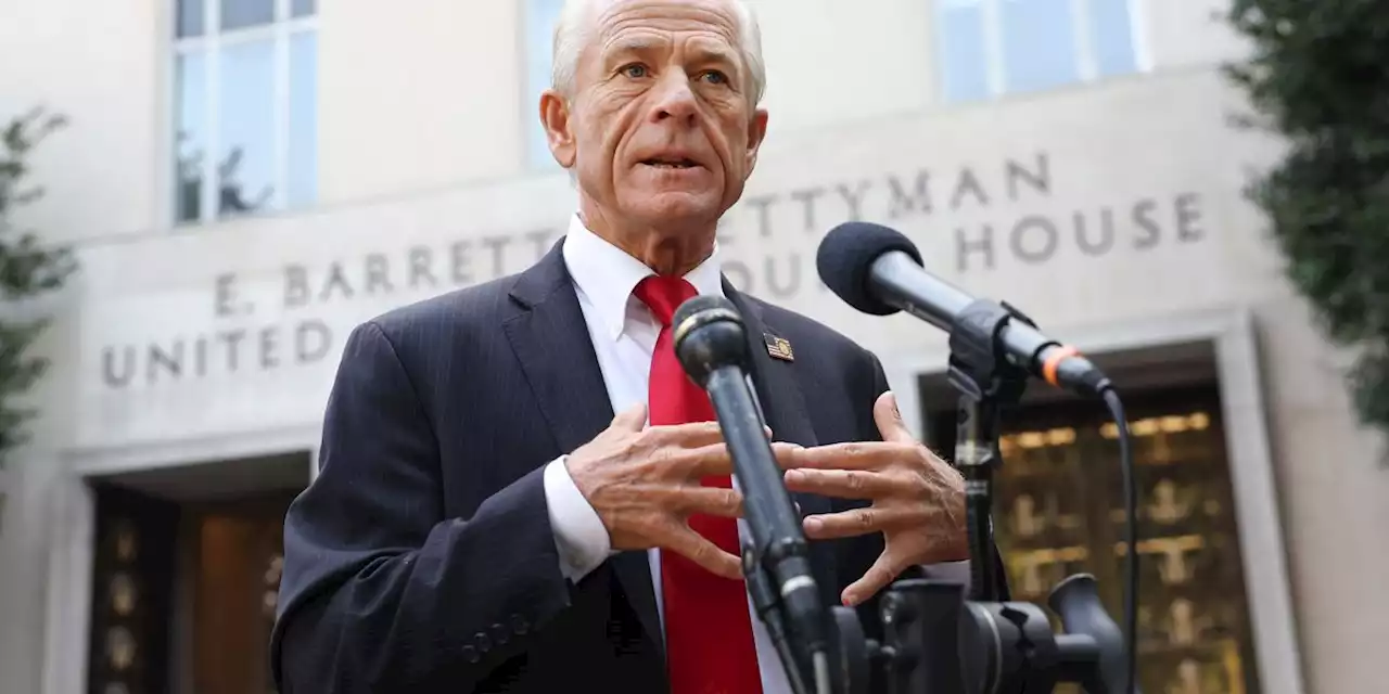 Ex-Trump Adviser Peter Navarro Guilty of Contempt of Congress for Defying Jan. 6 Panel