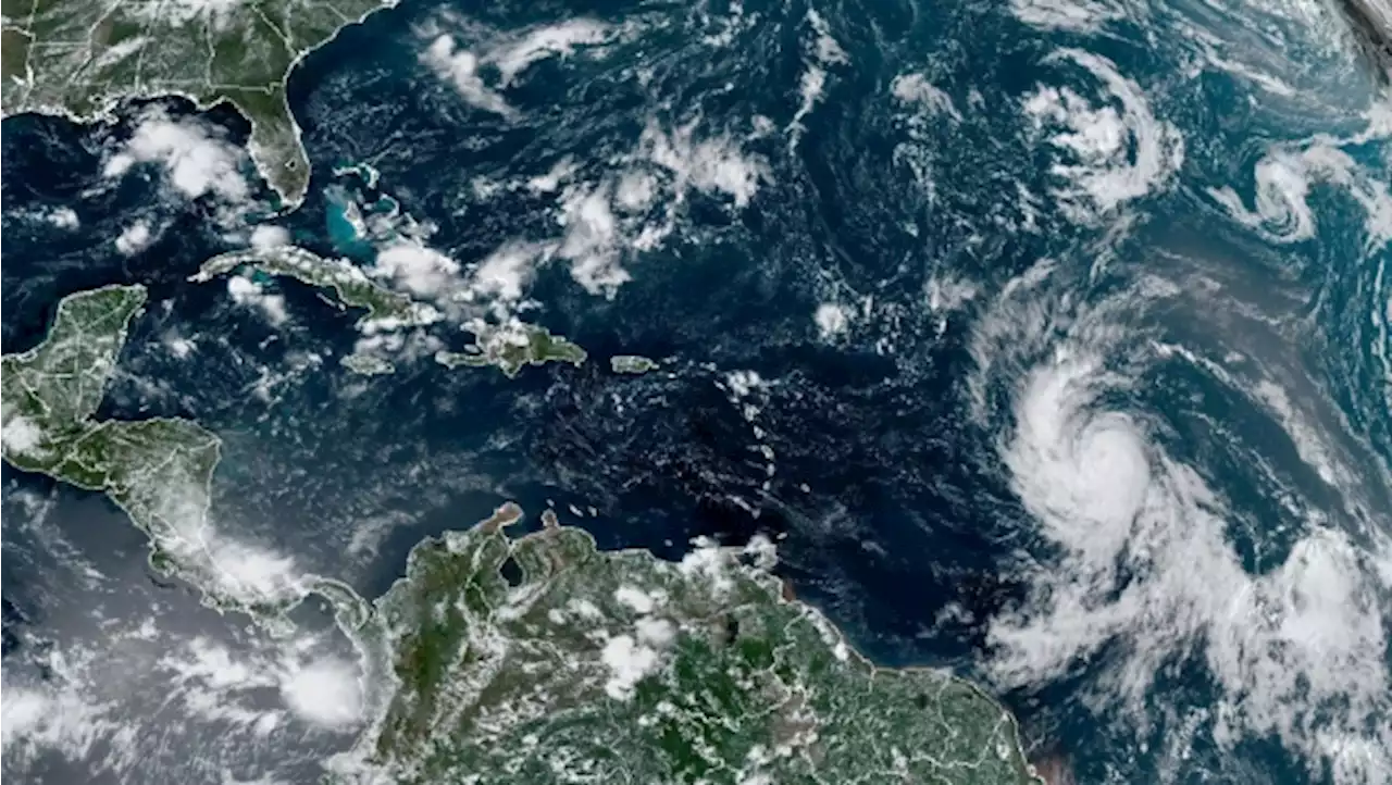 Hurricane Lee charges through open Atlantic waters as it approaches northeast Caribbean