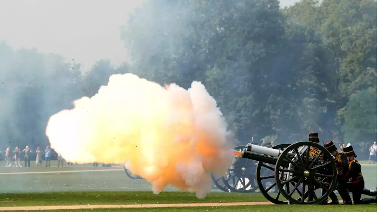 Queen Elizabeth II remembered a year after her death as gun salutes ring out for King Charles III