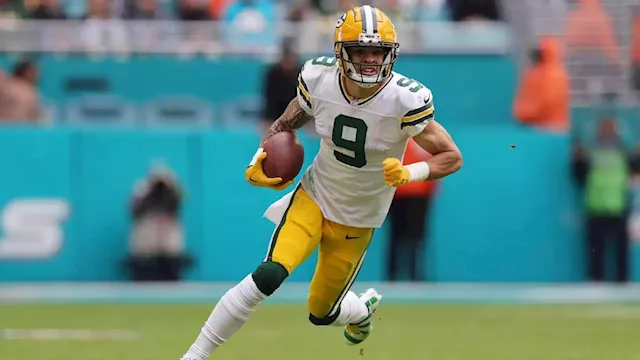 Hamstring injury makes WR Christian Watson unavailable for Packers' season  opener with Bears Detroit News - Bally Sports