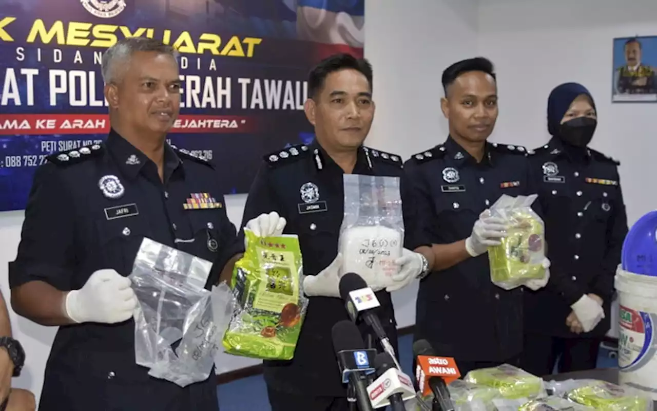 Lelaki ditahan, polis rampas syabu RM120,000