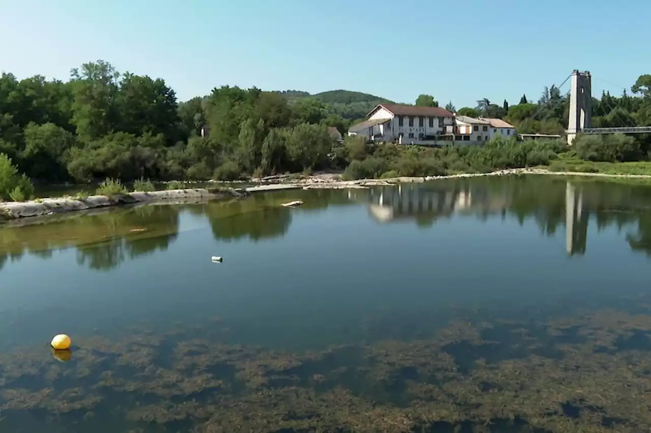 Menace sur la digue de Saint-Martin d'Ardèche