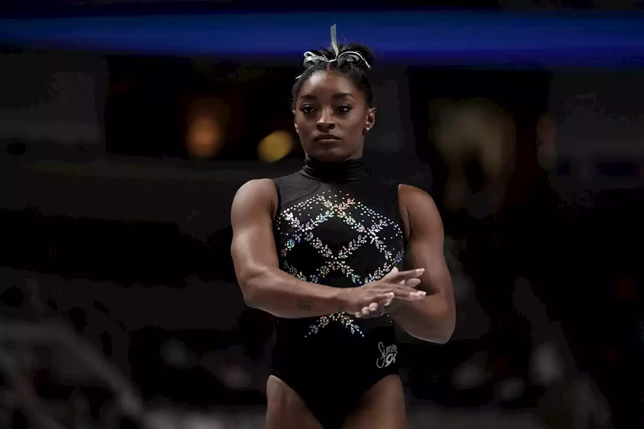 American gymnast Simone Biles says her goal is to compete at Paris Olympics