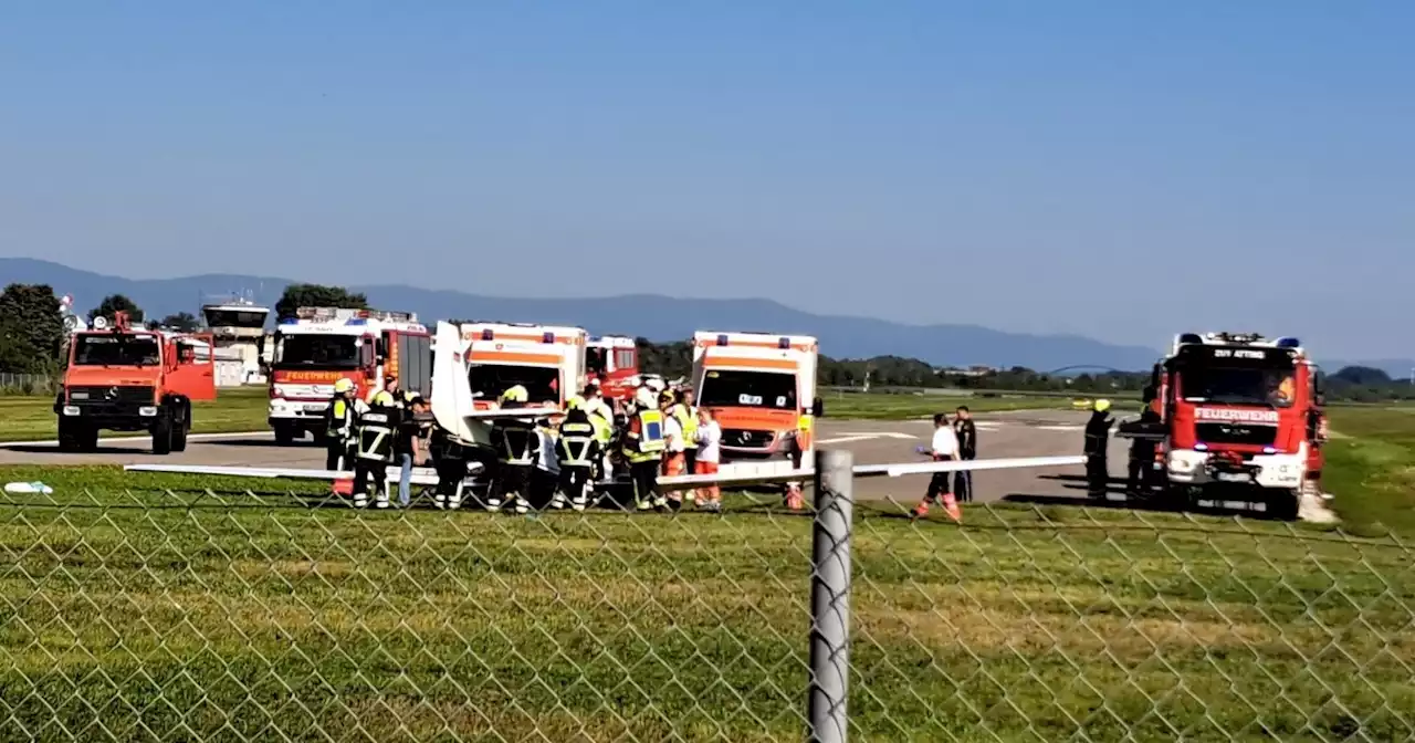 Unfall mit Segelflieger am Straubinger Flugplatz Wallmühle