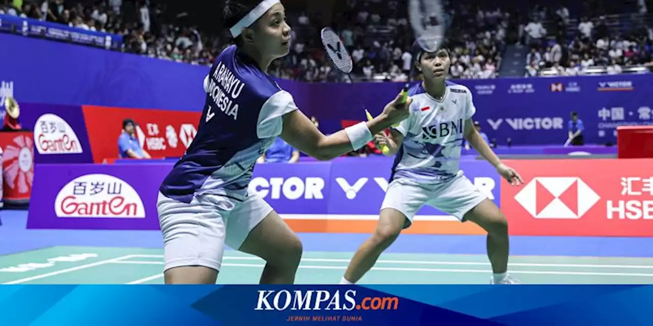 Hasil China Open 2023: Kalah dari Unggulan 2, Apriyani/Fadia Gagal ke Semifinal