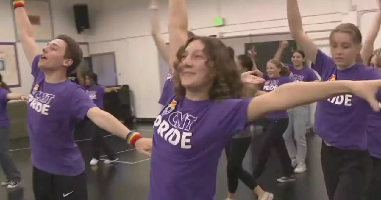 Dancers with Children's Musical Theater San Jose perform live