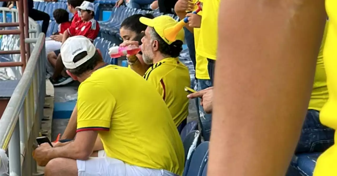 Armando Benedetti fue visto en el partido de Colombia contra Venezuela