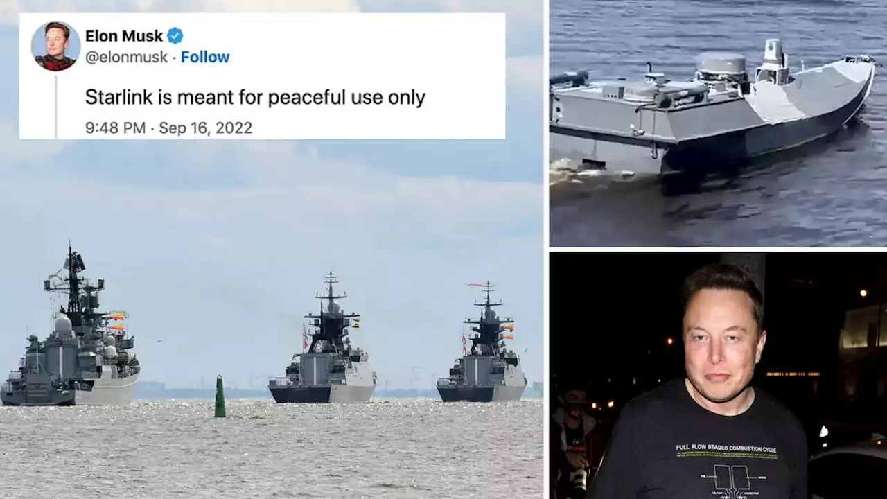 Elon Musk denies sabotaging Ukrainian attack on Russian fleet ‘by turning off Starlink’