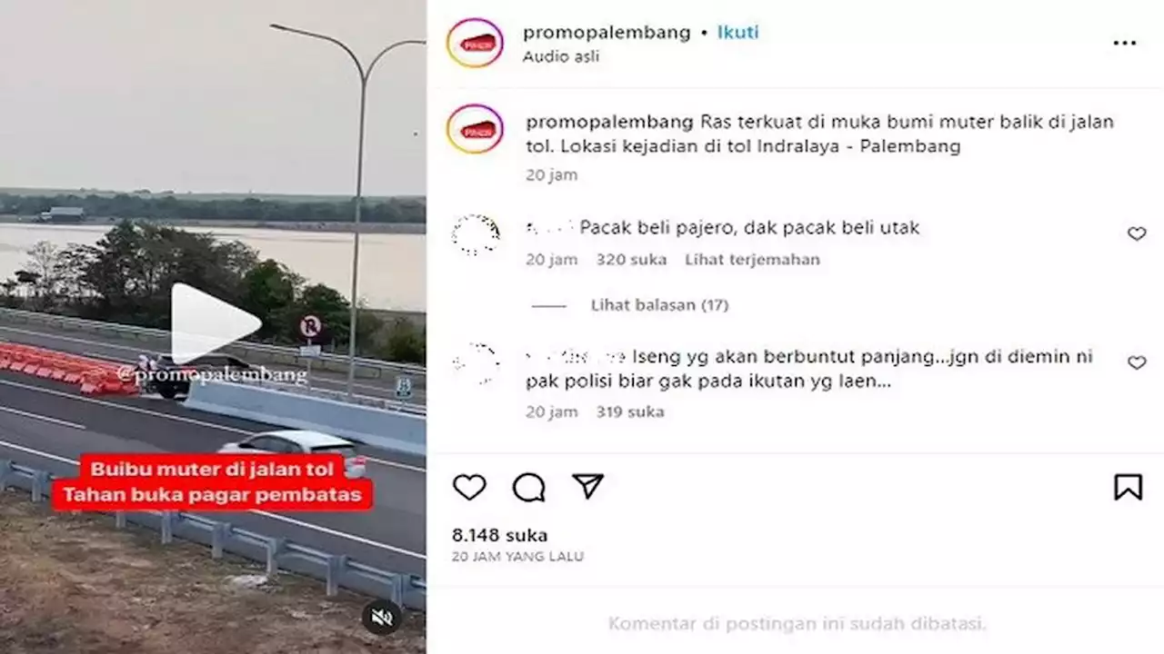 Viral Aksi Emak-Emak Bantu Mobil Fortuner Putar Balik di Jalan Tol