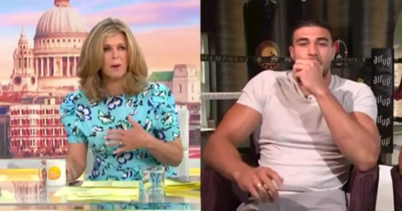 Kate Garraway 'disturbed' by Tommy Fury's violent vow to KSI ahead of fight