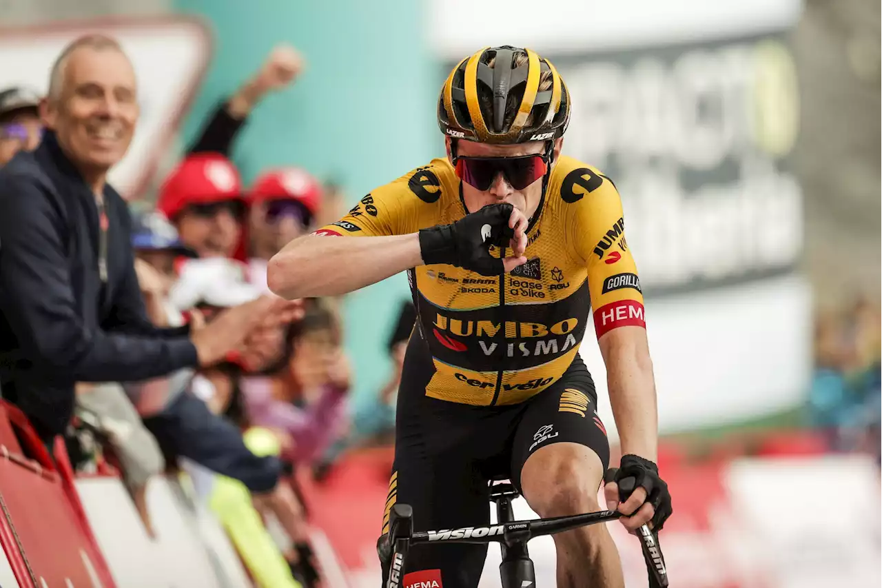 Vingegaard lidera el festival del Jumbo en el Tourmalet, Kuss no cede la roja